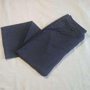 Dockers blue petite straight leg pants
